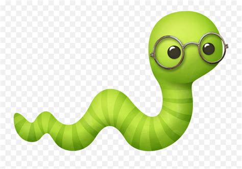 Cute Worm Clipart Png - Cute Worm Clipart Emoji,Worm Emoji - free transparent emoji - emojipng.com