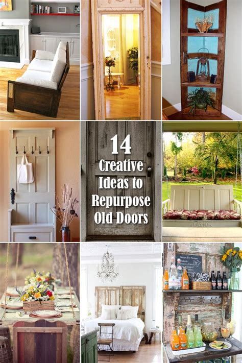 14 Creative Ways to Repurpose an Old Door | Old doors, Recycled door, Florida home decorating