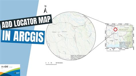 How to add a locator map of study area in ArcGIS | ArcGIS tutorial 2020 - YouTube