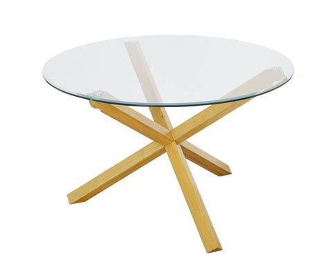 Grange Glass & Solid Oak Dining Table | FADS