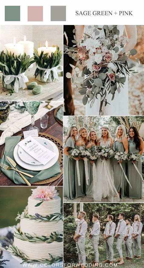 Top 28 Green Wedding Color Palettes You’ll Love for 2024