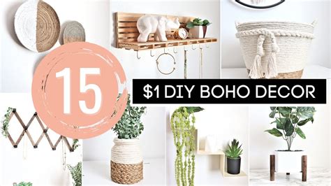 Diy Boho Room Decor Dollar Tree : Dollar Tree Boho Decor Diy/2020 Boho Decor Diy | Efferisect