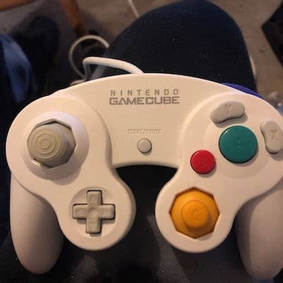 Authentic Official Nintendo Gamecube Controller White Tight Stick ...