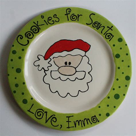 Cookies for Santa Plate by rschmitz on Etsy