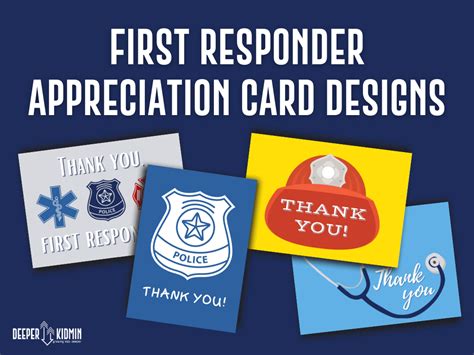 First Responder Appreciation Card Designs – Deeper KidMin