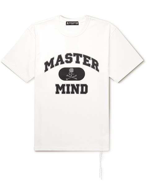 Mastermind World - Logo-Print Cotton-Jersey T-Shirt - White MASTERMIND WORLD