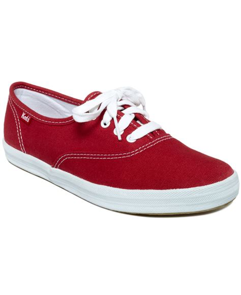 Keds Women's Champion Oxford Sneakers in Red | Lyst