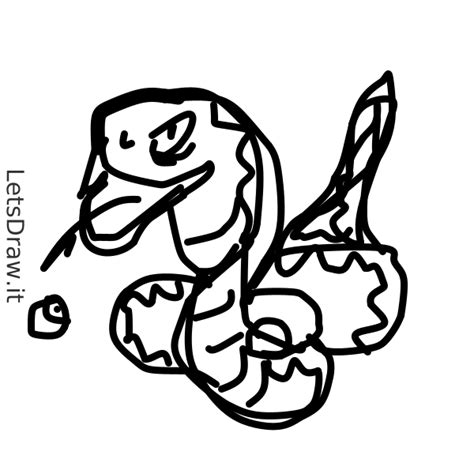 How to draw Anaconda / Learn to draw from other LetsdrawIt players