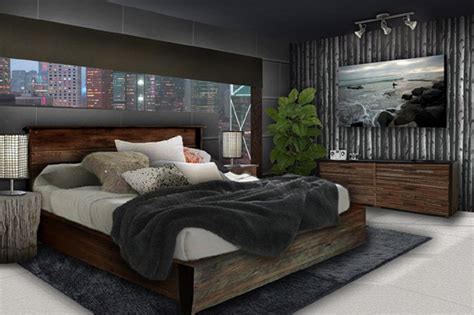 rustic platform bed - Google Search | Male bedroom ideas, Bedroom decor, Home decor bedroom