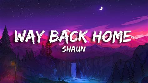 Way Back Home - shaun | English Version | Lyrics - YouTube