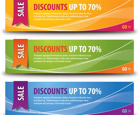 Discount Banners Vector Art & Graphics | freevector.com