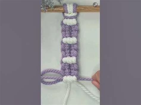 Macrame Pattern Using Lark's Head Knot | Macrame patterns, Free macrame ...