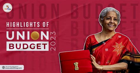 Key Highlights of Union Budget 2023-24 | Ebizfiling