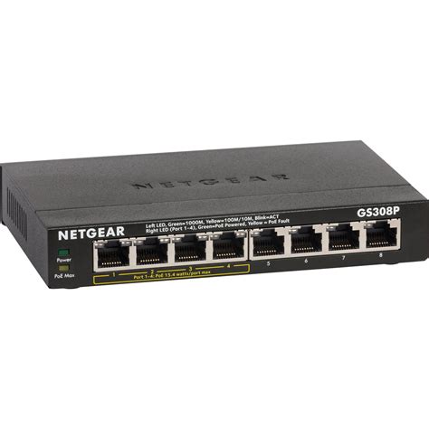 Buy India Netgear GS308PP 8-Port Gigabit PoE-Compliant Unmanaged Switch ...