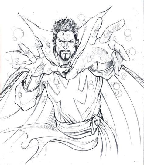 Doctor Strange Of Marvel Coloring Page - Free Printable Coloring Pages ...