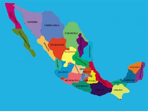 Mapa República Mexicana Mapas de México para Descargar e Imprimir