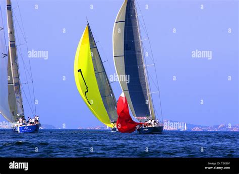 Sailing regattas in Costa Smeralda, Sardinia, Italy Stock Photo - Alamy