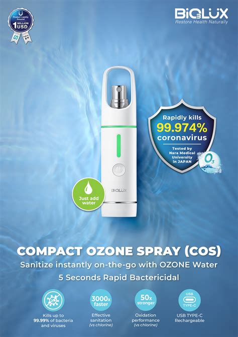 Compact OZONE Spray - Biolux Asia