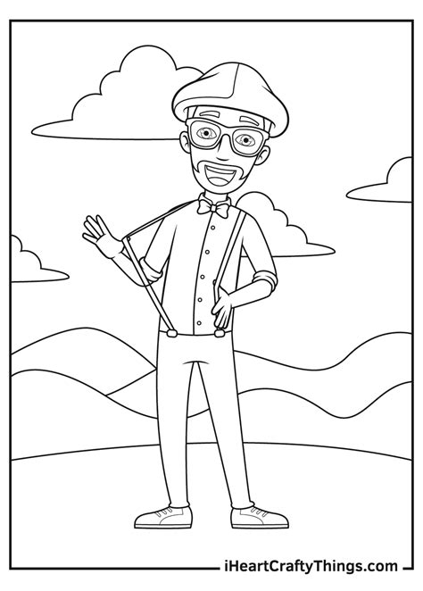 Blippi Coloring Pages Printable | Pennington