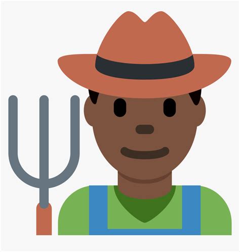 Emoji Of Farmer , Png Download - Farmer Emoji, Transparent Png - kindpng