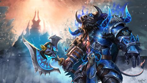 Tauren Deathknight Splashart Commission, Kyle "Punk Art" Herring on ...