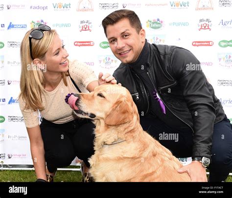 London, UK. 050915 Pasha Kovalev and Rachel Riley at PupAid 2015 at ...