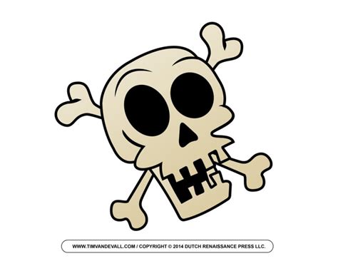 Pirate-Skull-Clip-Art – Tim's Printables