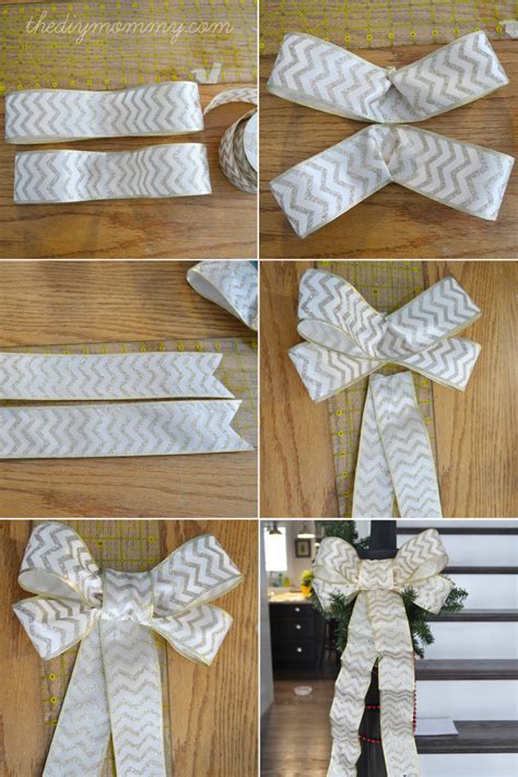 Make DIY Wired Ribbon Bows | The DIY Mommy