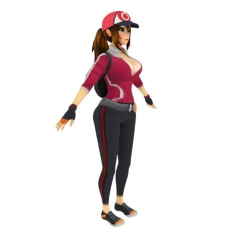 SmutBase • [Pokemon Go] Trainer Girl, with different outfits; nude, clothed, semi nude ...