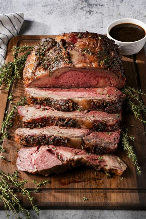 Herb-Crusted Prime Rib with Au Jus Recipe | Traeger®