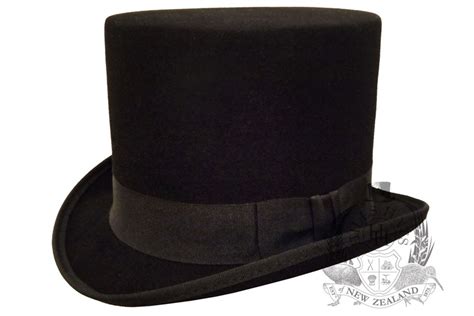 Black felt top hat - New Zealand Fashion Museum