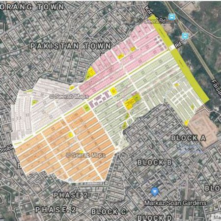 Park View City Islamabad Map