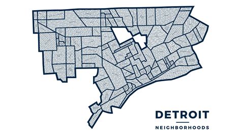 Detroit Neighborhoods Map