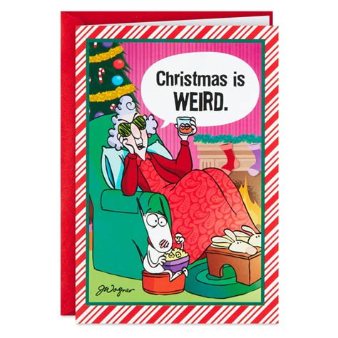 Hallmark Funny Christmas Card (Maxine, Christmas is Weird) - Walmart.com - Walmart.com