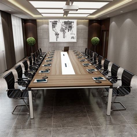 2016 Top design boardroom office furniture wooden rectangular ...