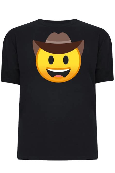 Emoji Cowboy Hat Face Emoji T-shirt Western Emoticon Unisex | Etsy