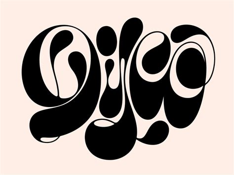 Disco | Typography graphic, Typography design, Typography