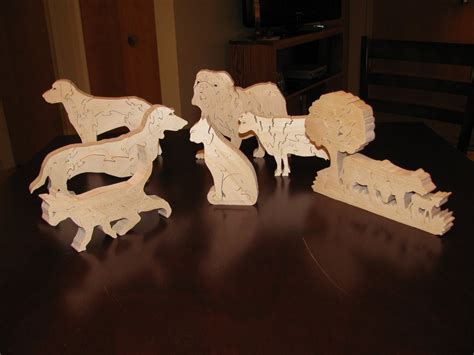 GW Scroll Saw Works: Animal Wood Puzzles