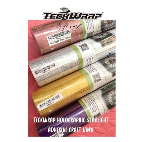 Teckwrap Holographic Starlight Adhesive Vinyl Craft Vinyl | Shopee Philippines