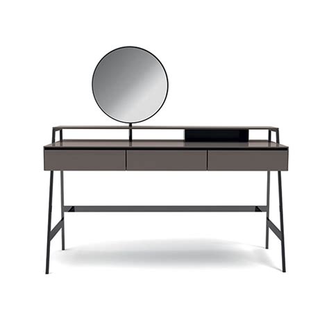 Venere - Glass Desk with Mirror by Gallotti & Radice - Klarity Furniture Dressing Table ...