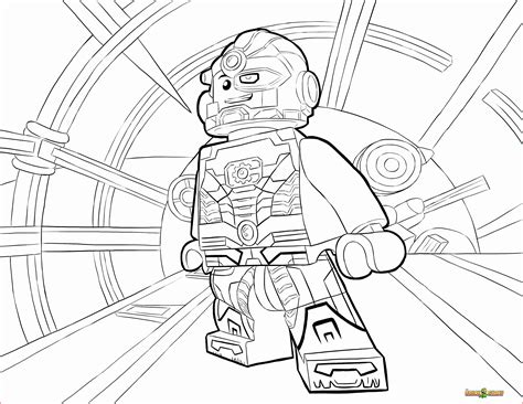 Lego Flash Coloring Pages