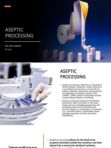 Aseptic Processing in Food Industry | PDF | Sterilization (Microbiology ...