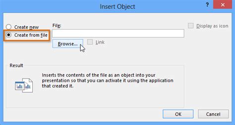 PowerPoint 2013: Embedding an Excel Chart