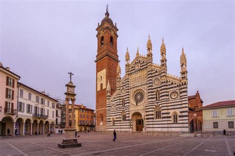 The Cathedral Duomo, Basilica Di San Giovanni Battista, in Monza Editorial Stock Photo - Image ...