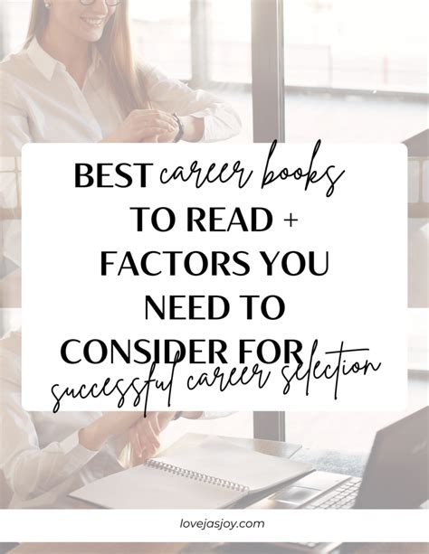 Best Career Books to Read + Factors You Need to Consider for Successful ...