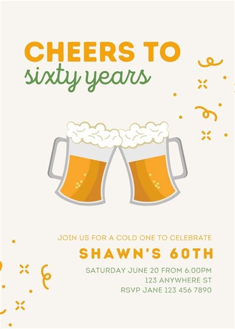 Customize 65+ Beer Invitation Templates Online - Canva