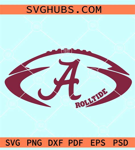 Alabama Roll Tide svg, Alabama Crimson Tide Roll Tide Svg, University ...