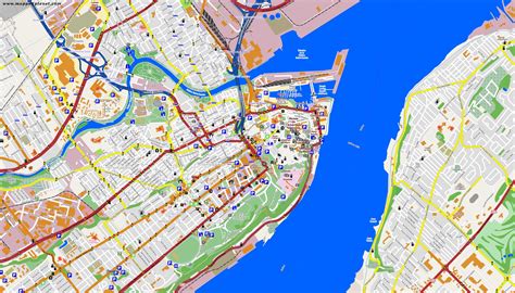 Map of Quebec City and surrounding area - Map of Quebec City and surrounding area (Quebec - Canada)