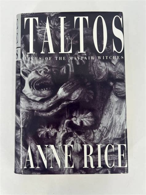 Taltos Lives of the Mayfair Witches by Anne Rice 1994 HC/DJ - Etsy