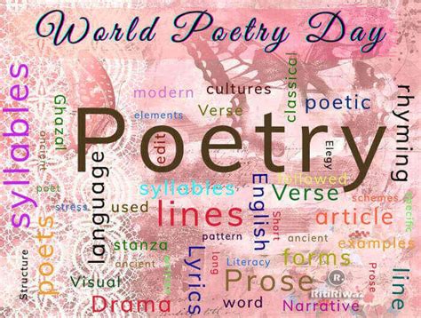 World Poetry Day – March 21st | RitiRiwaz